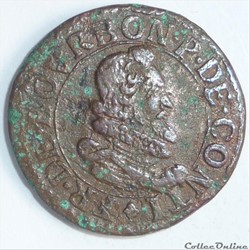 François de Bourbon-Conti (1605-1614). Double tournois
