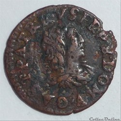 Gaston d'Orléans (1627-1650). Denier tournois