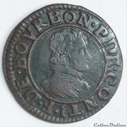 François de Bourbon-Conti (1605-1614). Double tournois