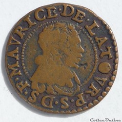 Frédéric-Maurice de la Tour (1623-1652). Double tournois