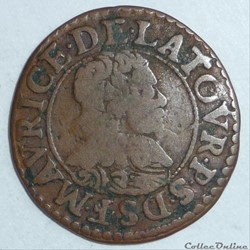 Frédéric-Maurice de la Tour (1623-1652). Double tournois