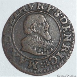 Maximilien 1er de Béthune (1606-1641). Double tournois