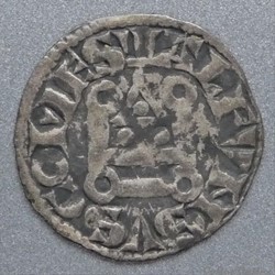 Alphonse de Poitiers (1241-1271). Denier