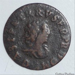 Gaston d'Orléans (1627-1650). Denier tournois