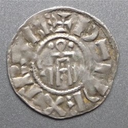 Arnoul II ( 987-1003). Denier
