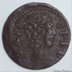 Gaston d'Orléans (1627-1650). Denier tournois