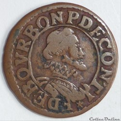 François de Bourbon-Conti (1605-1614). Double tournois