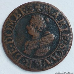 Marie de Montpensier (1608-1627). Double tournois