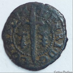 Henri II (1608-1624). Double denier