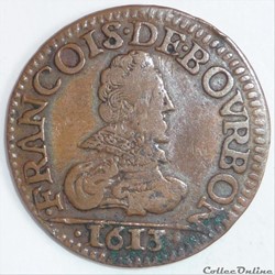 François de Bourbon-Conti (1605-1614). Liard