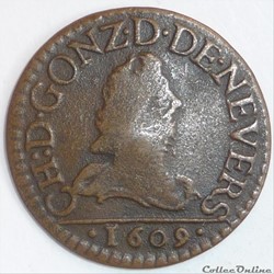 Charles 1er de Gonzague (1601-1637). Double tournois