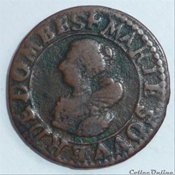 Marie de Montpensier (1608-1627). Double tournois