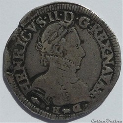 Henri II de Béarn (1572-1582): Teston