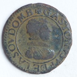 Gaston d'Orléans (1627-1650). Double tournois
