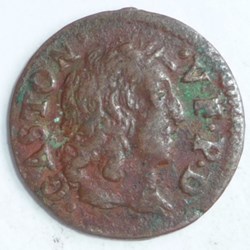 Gaston d'Orléans (1627-1650). Denier tournois