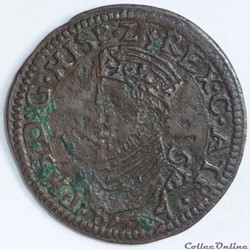 Philippe II d' Espagne (1555-1598) . Liard