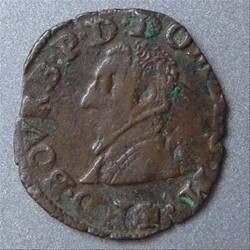 François II de Montpensier (1582-1592). Double tournois