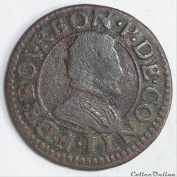 François de Bourbon-Conti (1605-1614). Double tournois