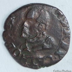 Philippe II (1556-1598). Double denier