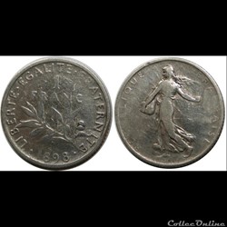 1 franc Semeuse 1899