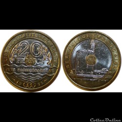 20 francs Jeux Méditerranéens 1993