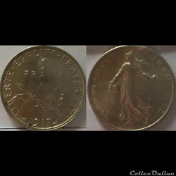 1 franc Semeuse 1917