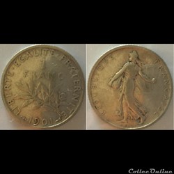 1 franc Semeuse 1901