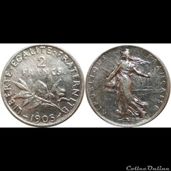 2 francs Semeuse 1905