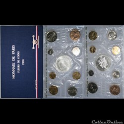 Coffret FDC Francs 1974