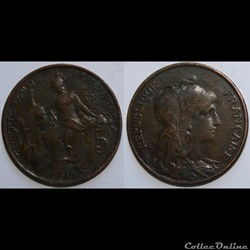 5 centimes Daniel-Dupuis 1917