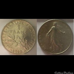 1 franc Semeuse 1910