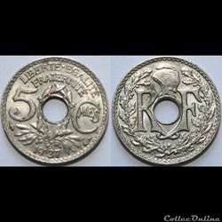 5 centimes Lindauer 1937