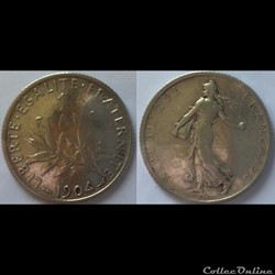 1 franc Semeuse 1904