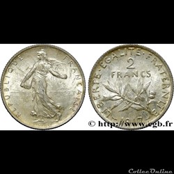 2 francs Semeuse 1917