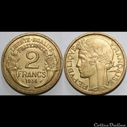 2 francs Morlon 1938