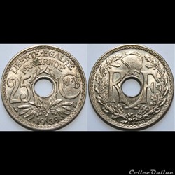 25 centimes Lindauer 1939