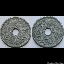 10 centimes Lindauer, petite module 1945