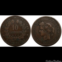 10 centimes Cérès 1898