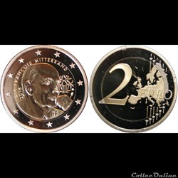 2 € comm. - François Mitterand 2016