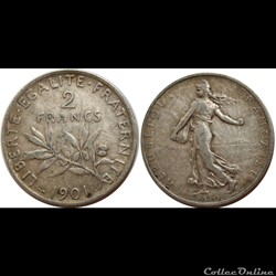 2 francs Semeuse 1901