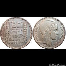 20 francs Turin 1937