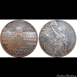 100 francs Liberté guidant le peuple 1993