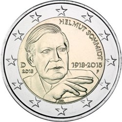 Allemagne - 100° anniversaire de la naissance du chancelier allemand Helmut Schmidt (F)