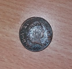 liard dit "à la vieille tête" Louis XV
