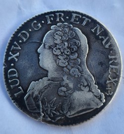 Ecu de louis XV de 1739 P pour dijon