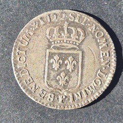 1/6 eme d ecu 1722 dijon