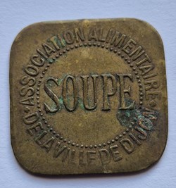 Jeton association alimentaire de la ville de dijon soupe