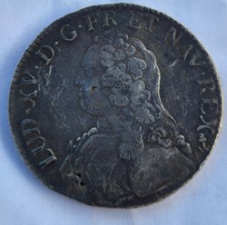 Ecu de louis XV de 1734 P pour dijon