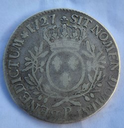 Ecu de louis XV 1727 P dijon