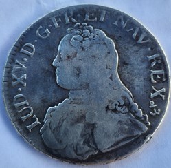 Ecu de louis XV de 1738 P pour dijon